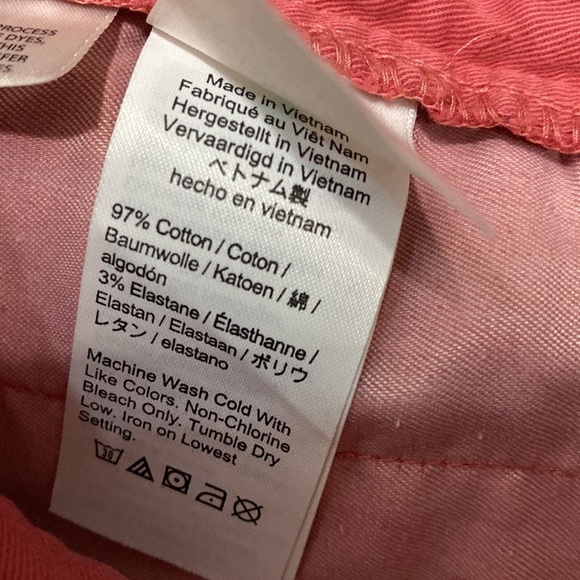 J crew Vintage slim-straight stretch chino pant red pink AB648 - Picture 6 of 10